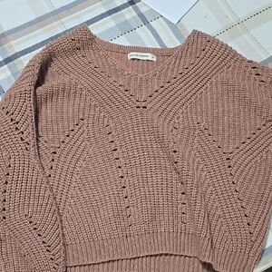 Women's Knit Sweater in Brown